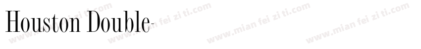 Houston Double字体转换